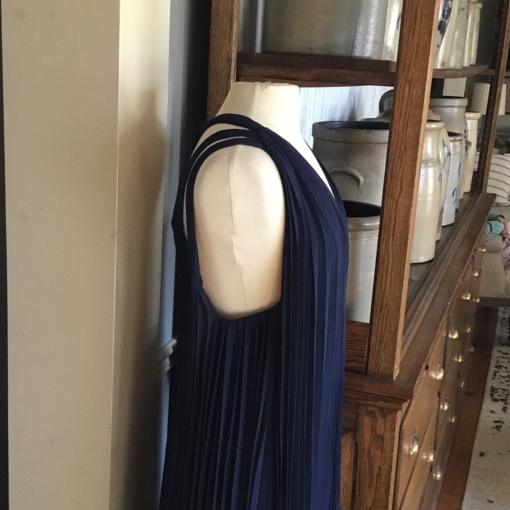 Banana Republic Georgia Open Back Pleated Dress - Picture 5 of 9